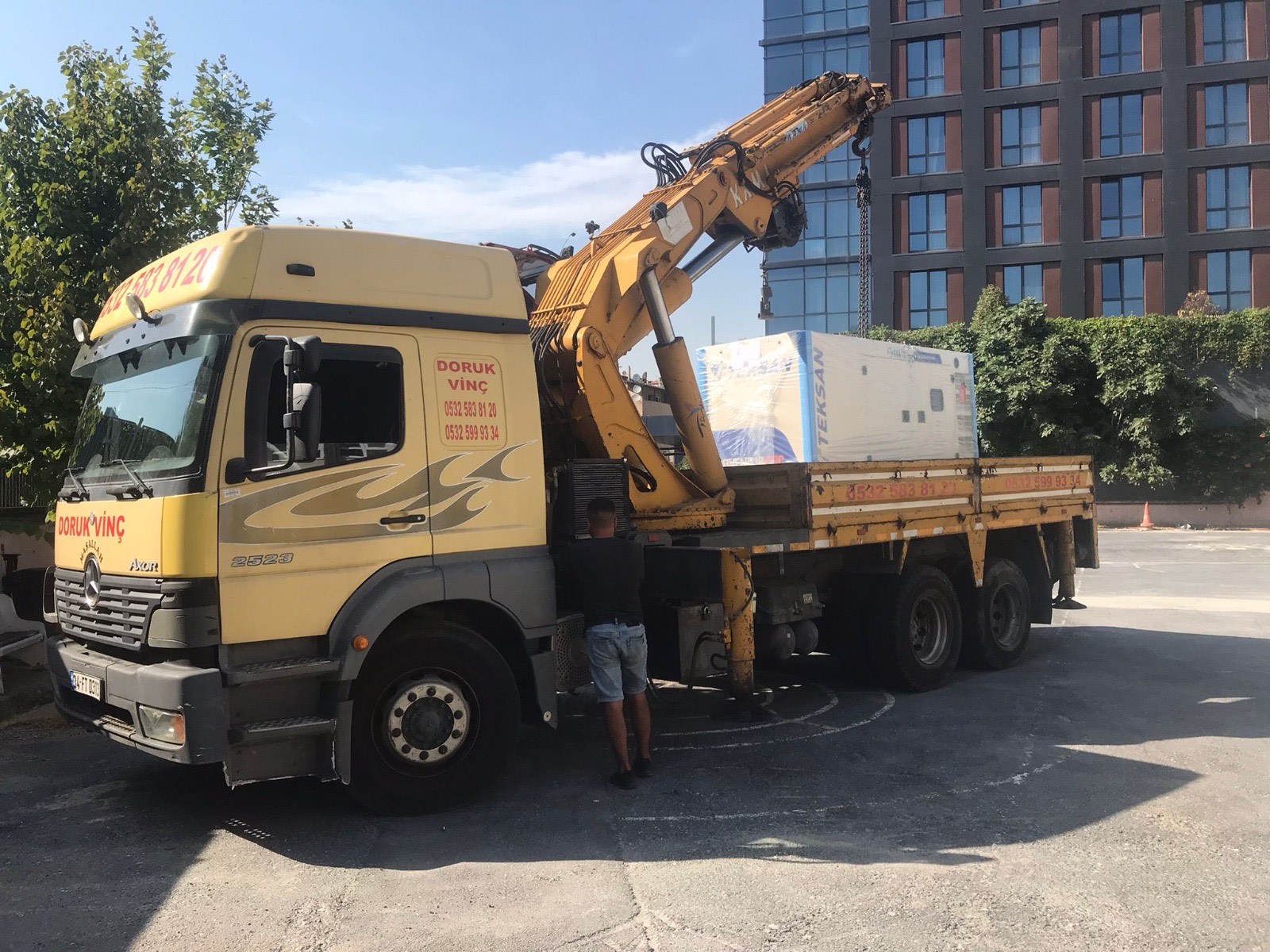 Hiyap ile Konteyner Taşıma – Doruk Vinç
